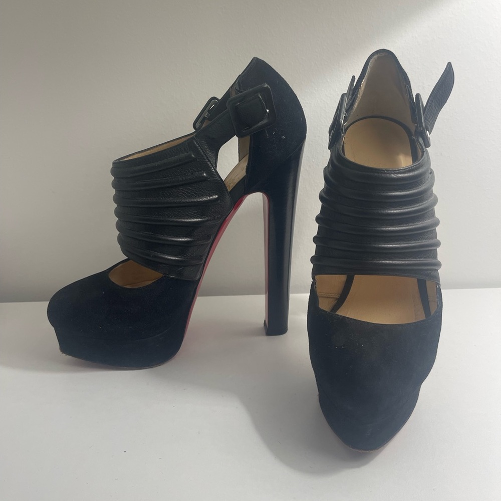 Christian Louboutin RARE Black Platform Stiletto pump